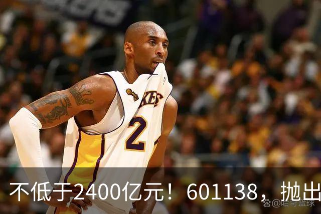 不低于2400亿元！601138，抛出大计划